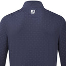 FootJoy Pin Dot Print Chill-Out Pullover - Navy/White