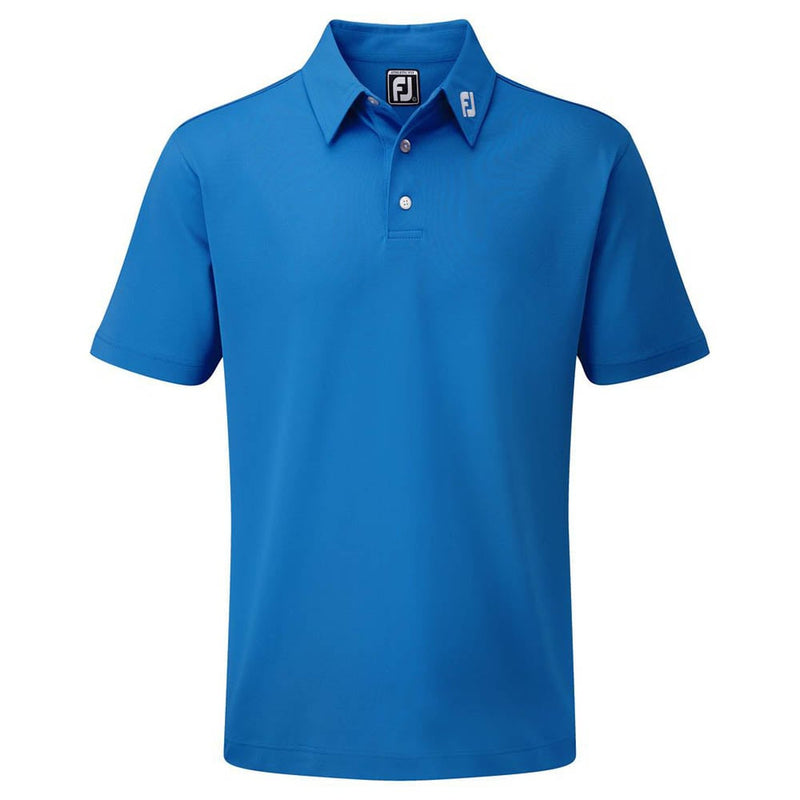 FootJoy Stretch Pique Solid Athletic Polo Shirt - Cobalt