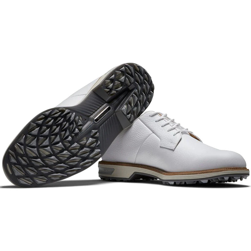 FootJoy Premiere Series Field Waterproof Spikeless Shoes - White/Light Grey