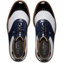 FootJoy Premiere Series Wilcox Spiked Waterproof Shoes - White/Navy/Black