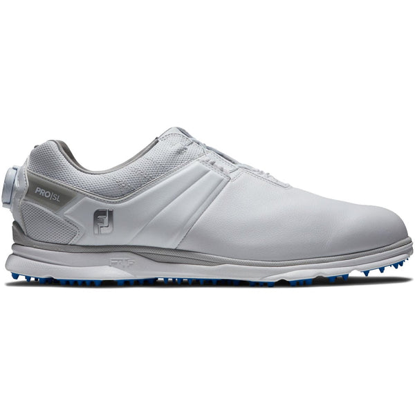 FootJoy Pro SL BOA Spikeless Shoes - White/Grey