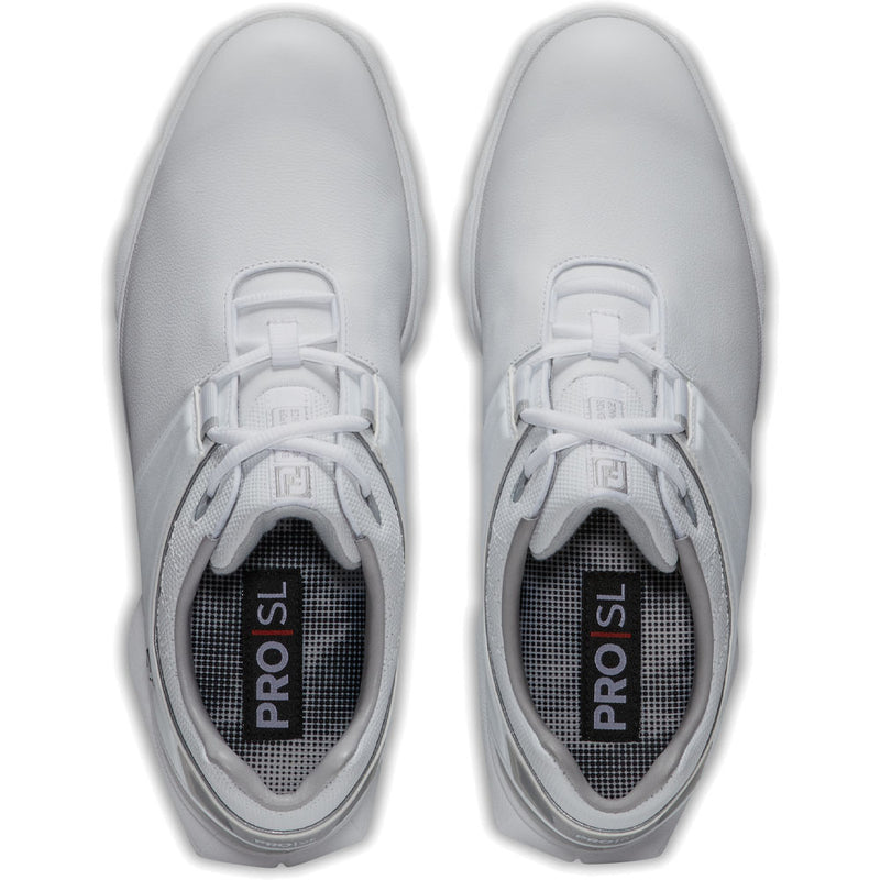 FootJoy Pro SL Spikeless Shoes - White/Grey