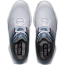FootJoy Pro SL Sport Spikeless Waterproof Shoes - White/Blue/Navy