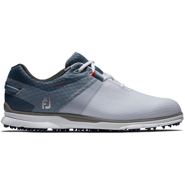 FootJoy Pro SL Sport Spikeless Waterproof Shoes - White/Blue/Navy