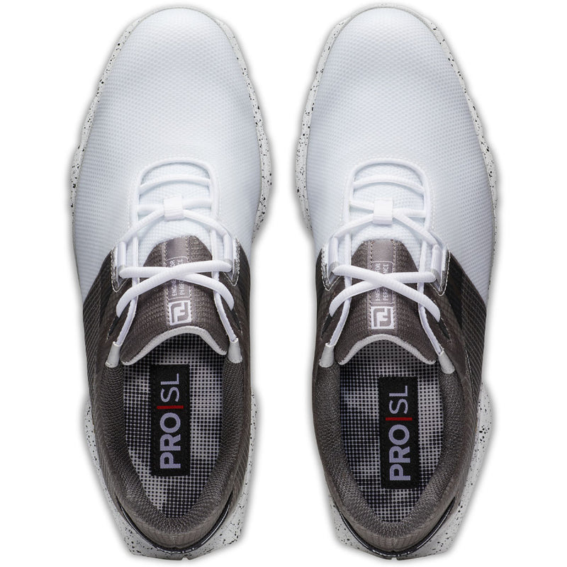 FootJoy Pro SL Sport Waterproof Spikeless Shoes - White/Black/Multi
