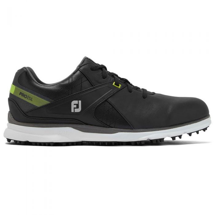FootJoy Pro SL Spikeless Shoes - Black/Lime