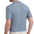 FootJoy Push Play Print Pique Polo Shirt - Graphite/White