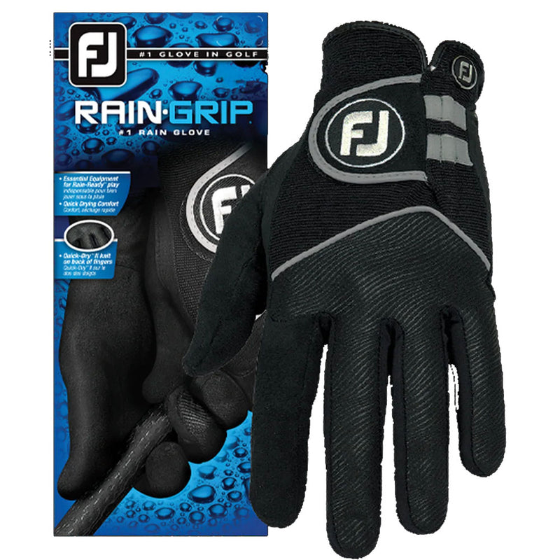 FootJoy RainGrip Golf Glove - Black