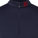FootJoy Ribbed Chill-Out XP 1/2 Zip Pullover - Navy/Bright Red