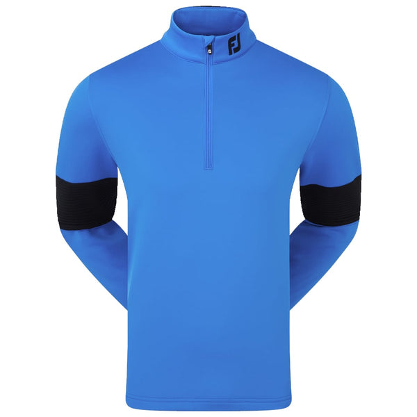 FootJoy Ribbed Chill-Out XP 1/2 Zip Pullover - Sapphire/Black