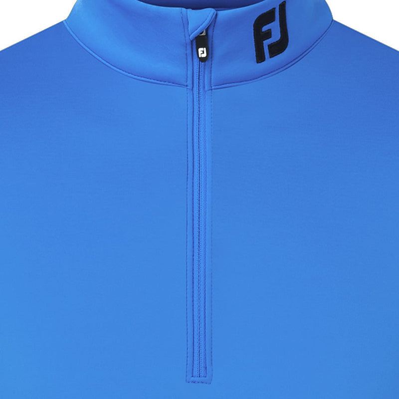 FootJoy Ribbed Chill-Out XP 1/2 Zip Pullover - Sapphire/Black