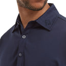 FootJoy Slub Yarn Solid Polo Shirt - Navy