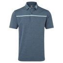 FootJoy Space Dye Block Lisle Polo Shirt - Bluestone