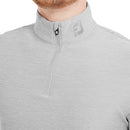 FootJoy Space Dye Chill-Out 1/4 Zip Pullover - Grey