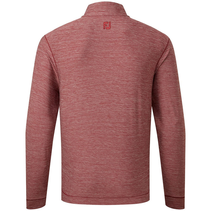 FootJoy Space Dye Chill-Out 1/4 Zip Pullover - Maroon