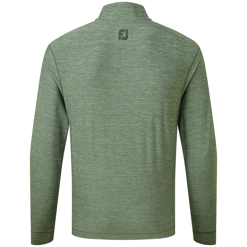 FootJoy Space Dye Chill-Out 1/4 Zip Pullover - Olive