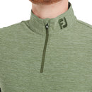 FootJoy Space Dye Chill-Out 1/4 Zip Pullover - Olive