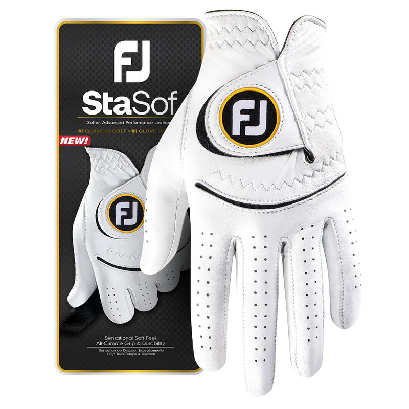 FootJoy StaSof Golf Glove - Pearl/Black