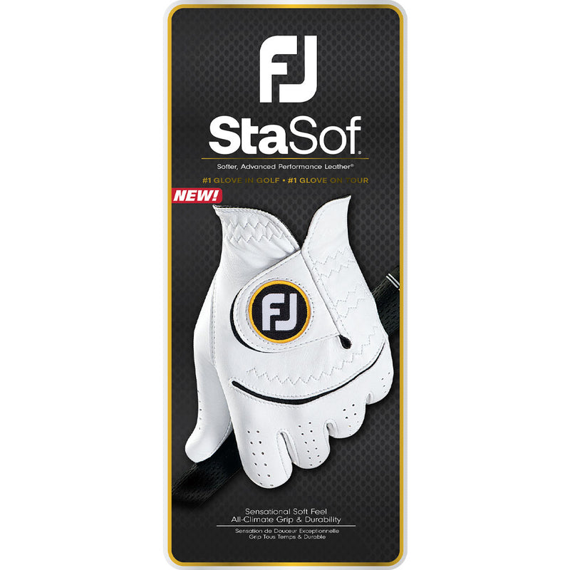 FootJoy StaSof Golf Glove - Pearl/Black