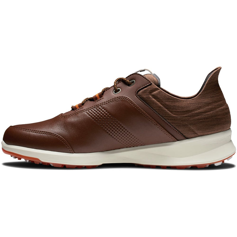 FootJoy Stratos Waterproof Spikeless Shoes - Cognac/Brown/Orange