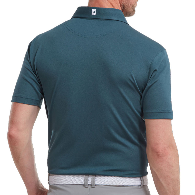 FootJoy Stretch Pique Solid Colour Polo Shirt - Ink