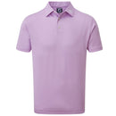 FootJoy Stretch Pique Solid Colour Polo Shirt - Lavender