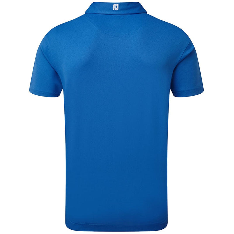 FootJoy Stretch Pique Solid Colour Polo Shirt - Royal