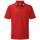 FootJoy Stretch Pique Solid Athletic Polo Shirt - Red