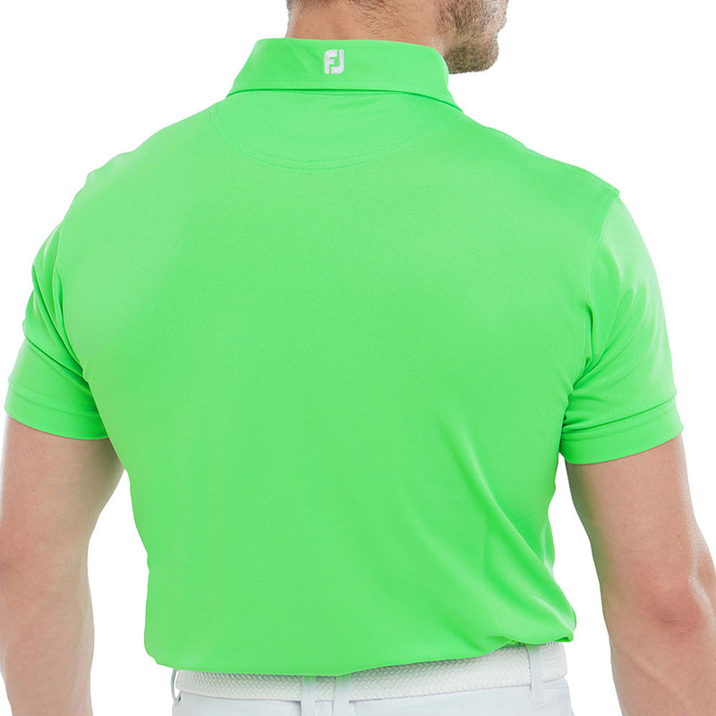 FootJoy Stretch Pique Solid Polo Shirt - Green