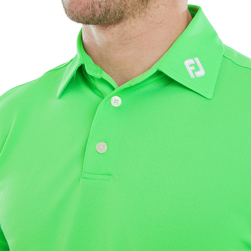 FootJoy Stretch Pique Solid Polo Shirt - Green