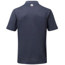 FootJoy Stretch Pique Solid Traditional Polo Shirt - Navy