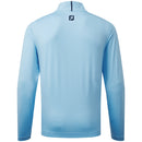 FootJoy Tonal Print Knit Chill-Out 1/2 Zip Pullover - True Blue