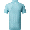 FootJoy Tossed Tulips Polo Shirt- Maui Blue/White