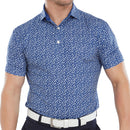 FootJoy Tossed Tulips Polo Shirt - Twilight/White