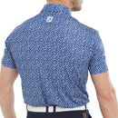 FootJoy Tossed Tulips Polo Shirt - Twilight/White