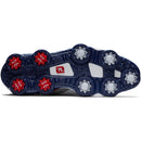 FootJoy Tour Alpha Waterproof Spiked Shoes - White/Navy/Grey