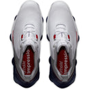 FootJoy Tour Alpha Waterproof Spiked Shoes - White/Navy/Grey