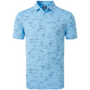 FootJoy Tropic Print Polo Shirt - True Navy