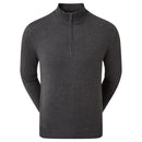 FootJoy Wool Blend 1/2 Zip Lined Pullover - Heather Charcoal