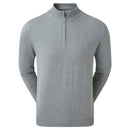 FootJoy Wool Blend 1/2 Zip Lined Pullover - Heather Grey
