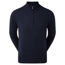 FootJoy Wool Blend 1/2 Zip Lined Pullover - Navy