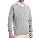FootJoy Wool Blend V-Neck Pullover - Heather Grey