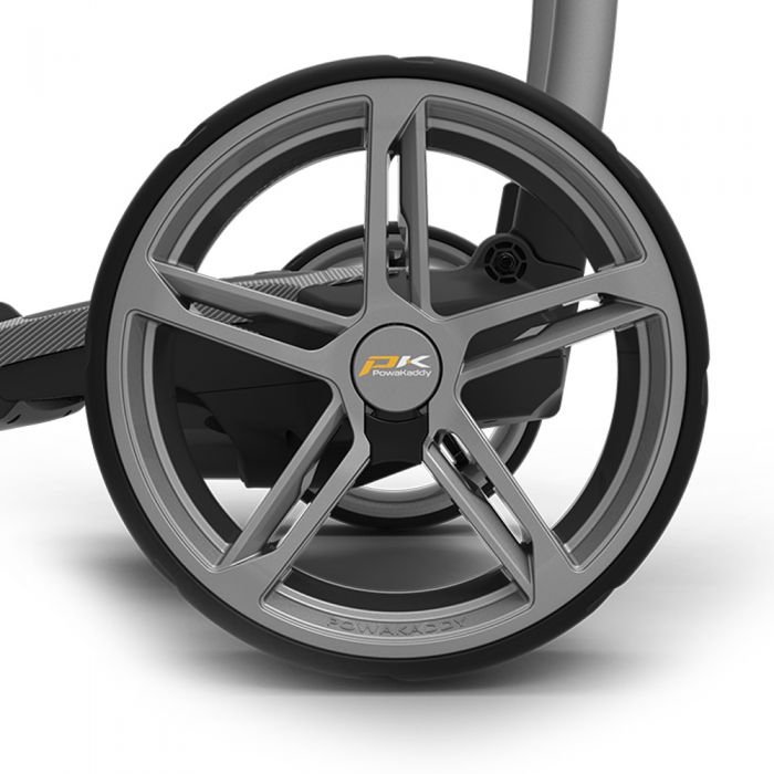 PowaKaddy FX7 Electric Golf Trolley - Gun Metal