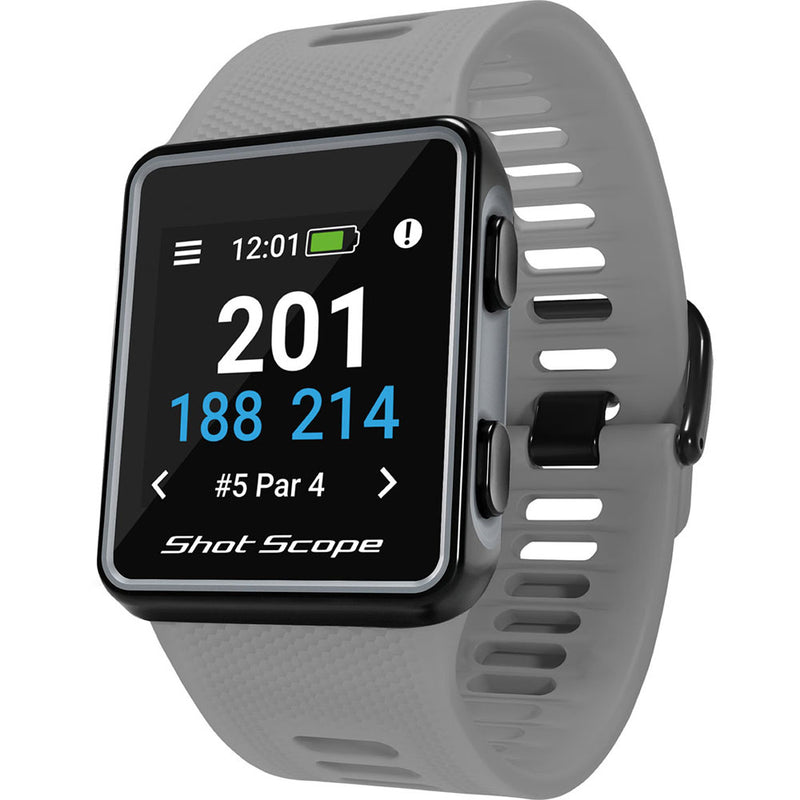 Shot Scope G3 GPS Golf Watch - Grey