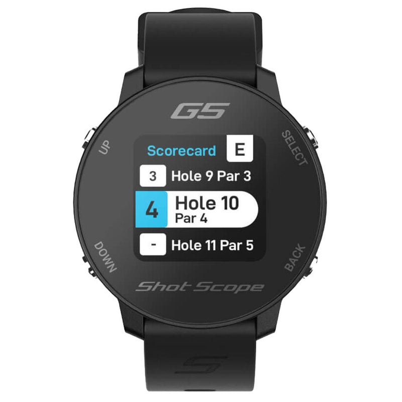 Shot Scope G5 Golf GPS Watch - Black