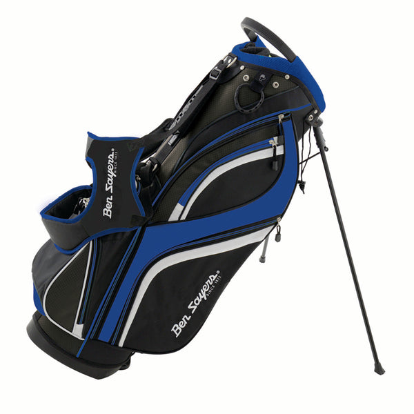 Ben Sayers Deluxe Stand Bag - Black/Blue
