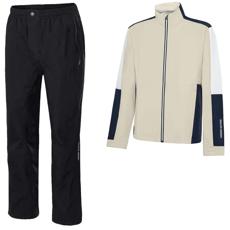 Galvin Green Arlo Waterproof Suit - Sand/Navy/White/Black