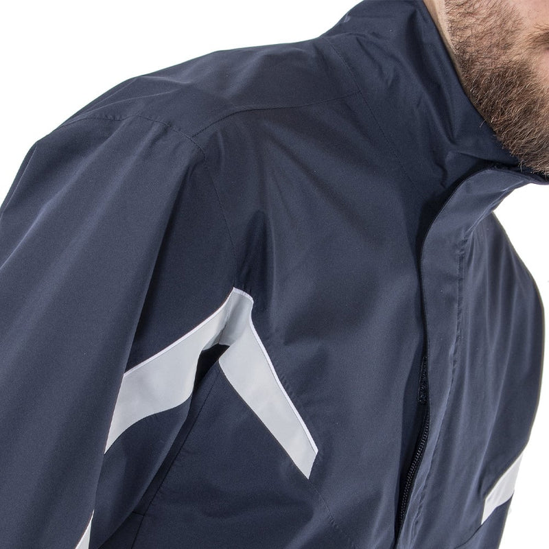 Galvin Green Abe Gore-Tex 1/2 Zip Waterproof Jacket - Navy/Cool Grey/White