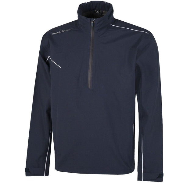 Galvin Green Aden Gore-Tex Paclite 1/2 Zip Waterproof Jacket - Navy/White