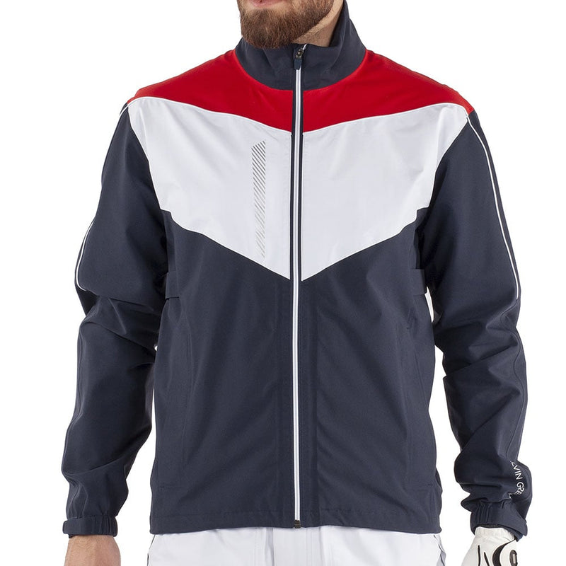 Galvin Green Armstrong Gore-Tex Paclite Waterproof Jacket - Navy/White/Red